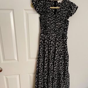 Sea NY Thandi dress in black and white XS